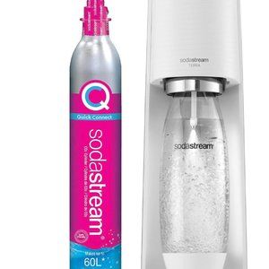 SodaStream Terra Sparkling Water Maker with CO2 and Carbonating Bottle